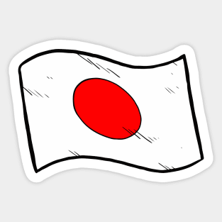 Flag of Japan Sticker